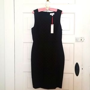Black polka dot dress NWT